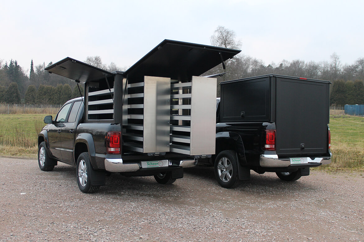 Schoon Hardbox mit 2 ausziehbaren Regalen Schoon Hardbox Mit 2 Ausziehbaren Regalen