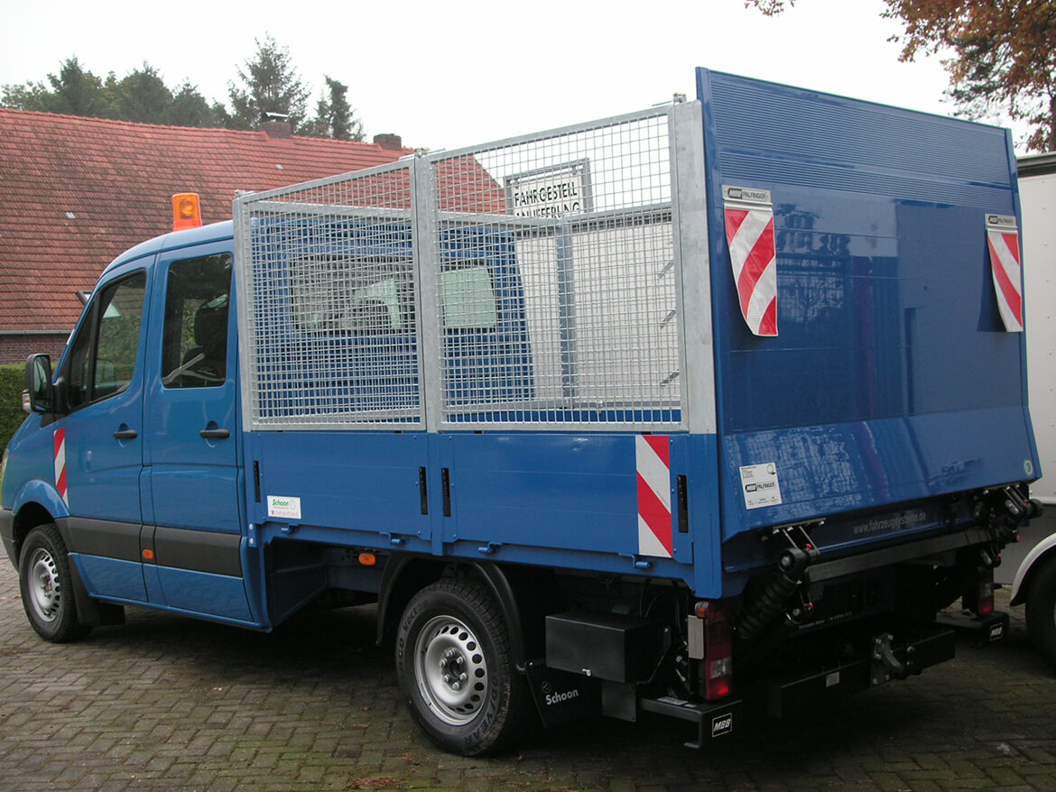 Schoon Laubgitteraufsatz mit Aluminium Ladebordwand Schoon Laubgitteraufsatz Mit Aluminium Ladebordwand