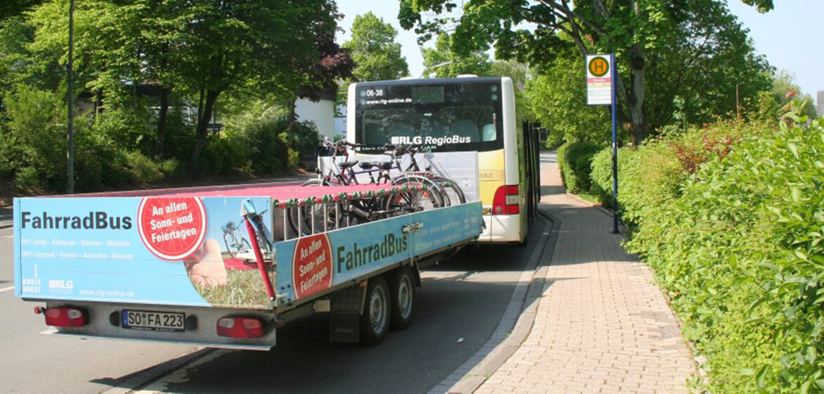 Ausflüge mit den Fahrradbussen