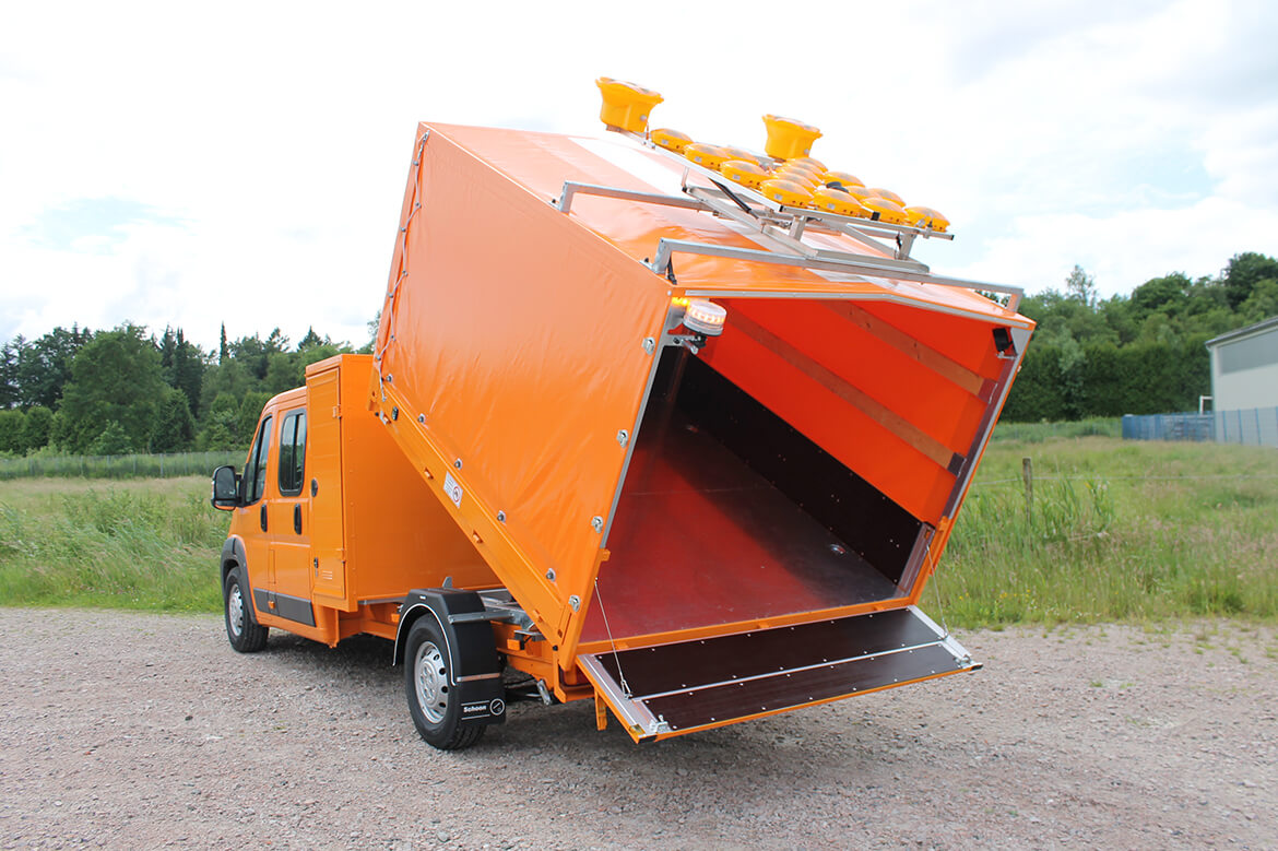 Citroen Jumper mit Schoon Kipper, Plane Spriegel, RKL, Gerätekasten, Blinkpfeilanlage (3)