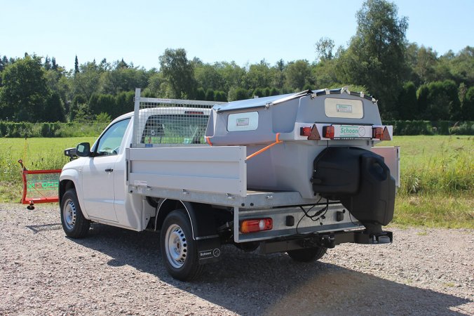 Isuzu D Max Single Cab Mit Schoon Winterdienst, Schneeschild Und Streuer