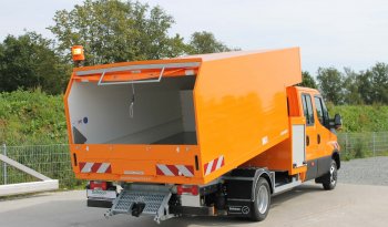 Iveco Daily, 5,2to., Awista, Heckkipper, Gerätekasten, hochgezogene Bordwände, Aluminium Dach, Planenrollo am Heck, RKL, Heckauftritt, Handgriff, AB1803797 (26)