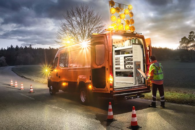 Iveco Daily mit der neuen Fahrzeugeinrichtung