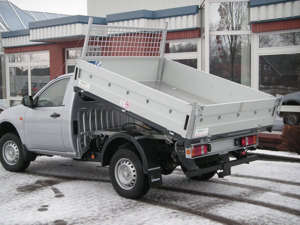 Mitsubishi L200 Mit Schoon Kipper, Alu Boden, Stirnwandgitter, Anhängekupplung