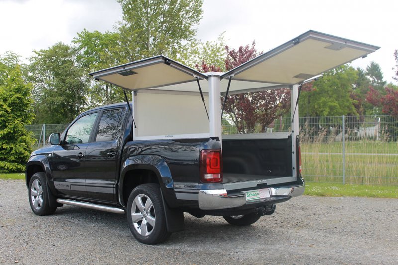 Schoon Hardbox Standardmäßig Unlackiert In Weiß Für Double Cab (1)