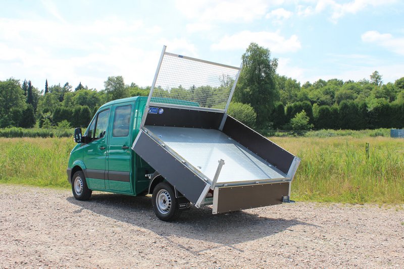 Schoon Kipper Mit Bordwandverkleidung Aus Holz Und Und Stahlblechboden