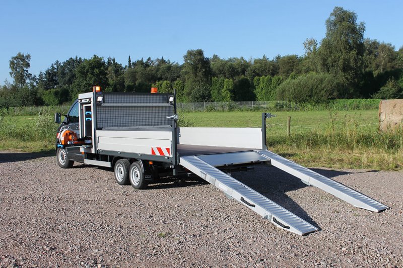 Schoon Universaltransporter Easy Load Mit Faltbarer Laderampe Aus Aluminium