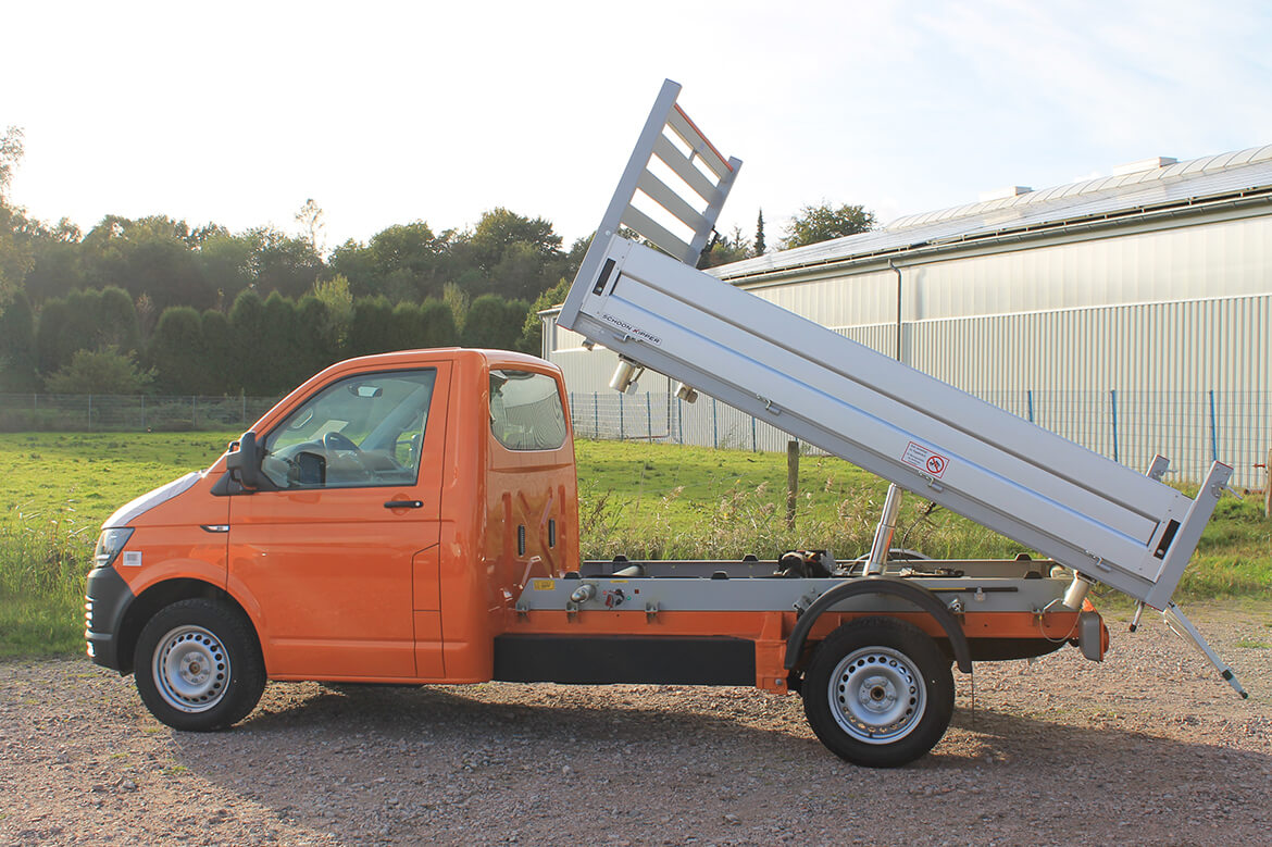 Transporter mit Schoon ALU Kipper (3)