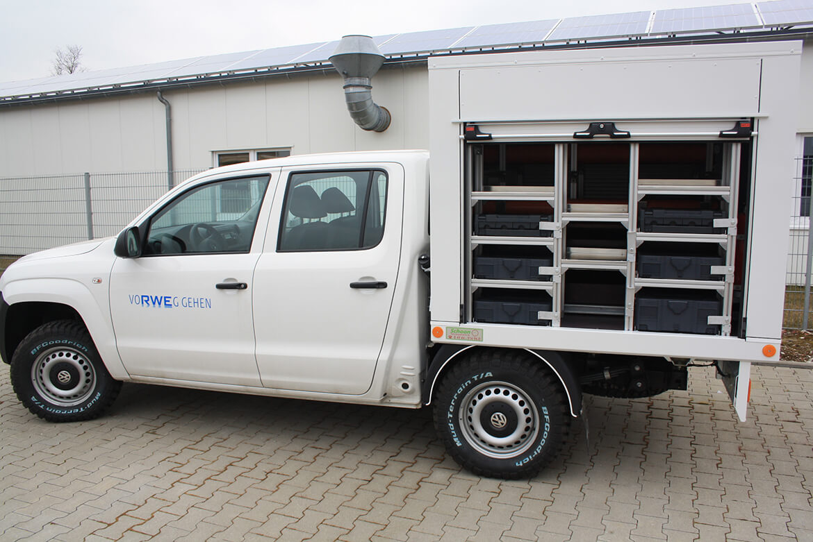 Volkswagen Nutzfahrzeuge Amarok Double Cab mit Schoon Kofferaufbau