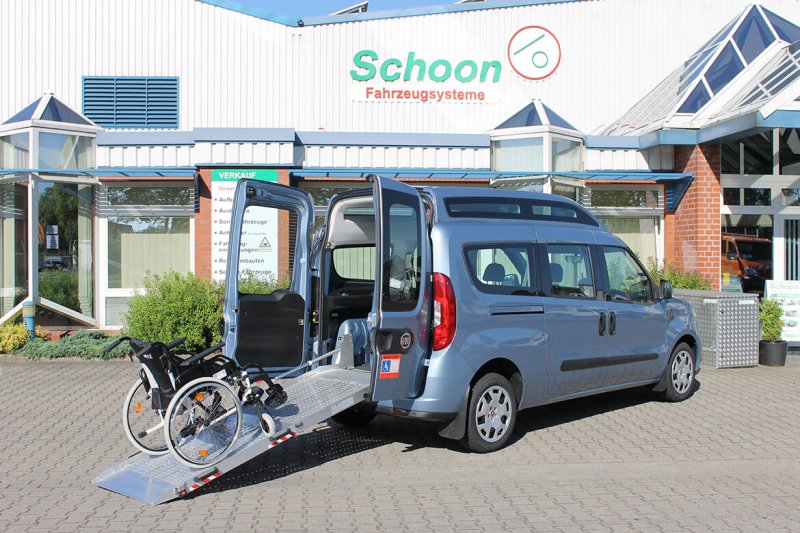 Fiat Doblo Mit Schoon Rollsuhlumbau, BIG Rollstuhlrampe