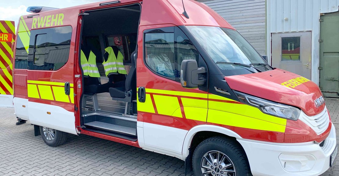 Iveco Daily Feuerwehr MTW mit Schoon Ausbau
